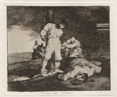 Und es gibt keine Hilfe dafür von Francisco de Goya