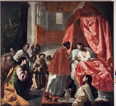 Letzte Kommunion des hl. Bonaventura von Francisco de Zurbaran