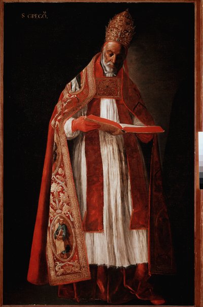 Papst Gregor I. der Große oder Dialog von Francisco de Zurbaran