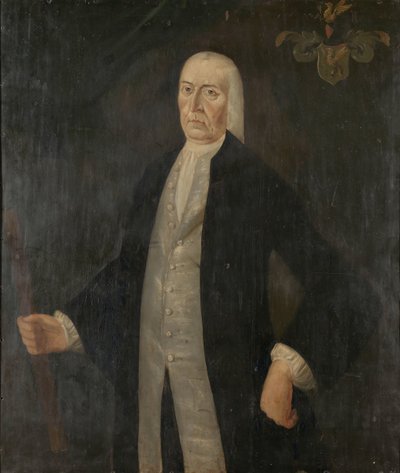 Porträt von Jeremias van Riemsdijk, Generalgouverneur der Niederländischen Ostindien-Kompanie von Franciscus Josephus Fricot (attributed to)