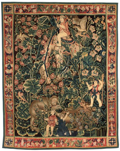 Exotische Verdetapisserie, wahrscheinlich Tournai, erste Hälfte des 16. Jahrhunderts von Franco Flemish School