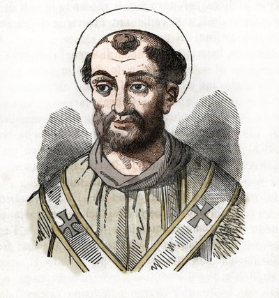 Antike: Darstellung von Papst Fabian aus 