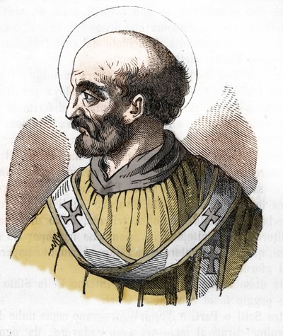 Antike: Darstellung von Papst Sixtus II. aus 