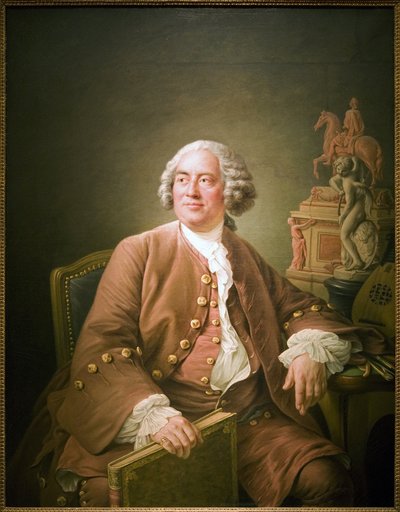 Porträt von Edme Bouchardon (1698-1762), französischer Bildhauer von Francois Hubert Drouais