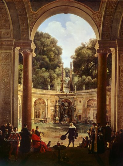 Kardinal Pietro Aldobrandini empfängt Domenichino von Francois Marius Granet