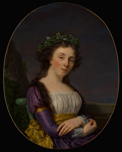 Porträt von Marie-Louise Joubert, geb. Poulletier de Perigny von Francois-Xavier Fabre