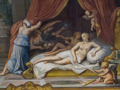 Allegorie des Feuers, darstellend Jupiter und Semele von Francois Perrier