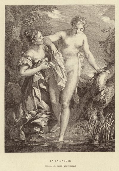 Die Badende von Francois (after) Boucher