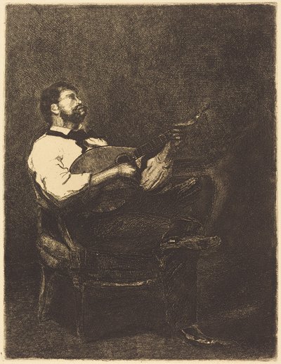 Gitarrenspieler von François Bonvin