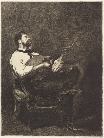 Gitarrenspieler von François Bonvin