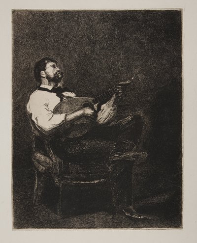Gitarrenspieler von François Bonvin