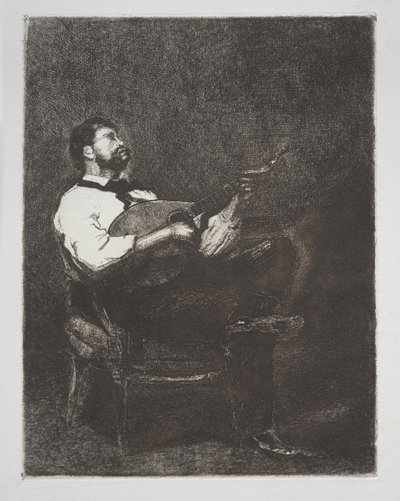 Gitarrenspieler von François Bonvin