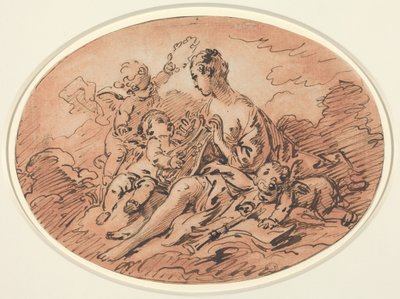 Allegorie der Musik von Francois Boucher