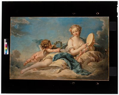 Clio, die Muse der Geschichte und des Gesangs von François Boucher