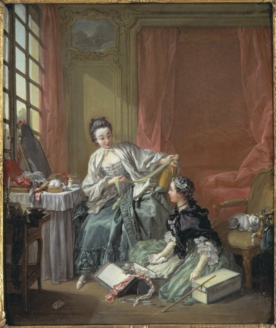 Die Modistin von François Boucher