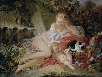 Venus und Amor von François Boucher