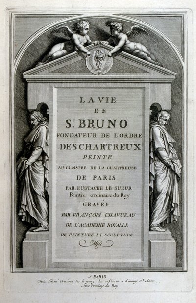 Kupferstich von Francois Chauveau 1680 