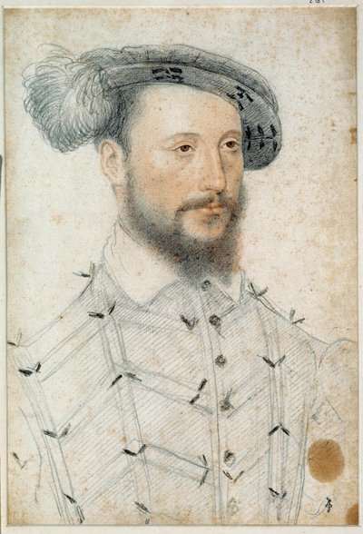 Porträt von Antoine de Halluin, Herr von Piennes (1505 - 1553) von François Clouet