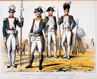 Garde Nationale Soldée de Paris von Francois Cudet