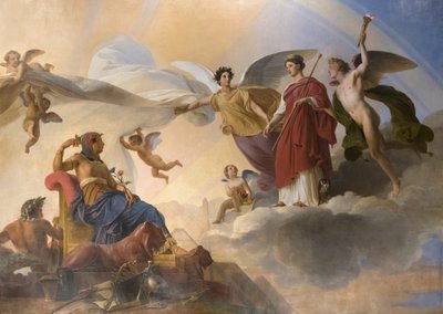 Das Studium und Genia widmen das alte Ägypten Griechenland von Francois Edouard Picot