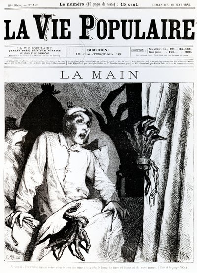 Die Hand, Titelseite von 