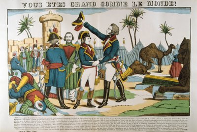 Napoleon und General Kleber auf dem Ägyptenfeldzug, 1798, ca. 1835 von Francois Georgin