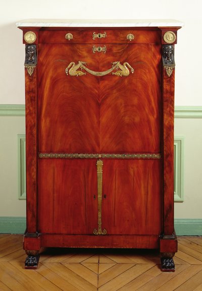 Schreibtisch mit Deckel von Francois H. G. attr. to Jacob Desmalter