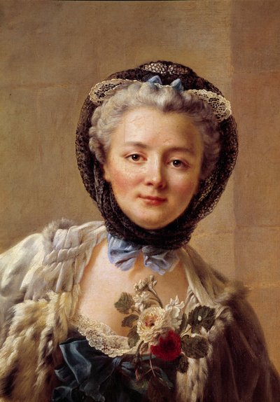 Porträt von Madame Drouais, geborene Anne Francoise Dore, Ehefrau des Malers von Francois Hubert Drouais