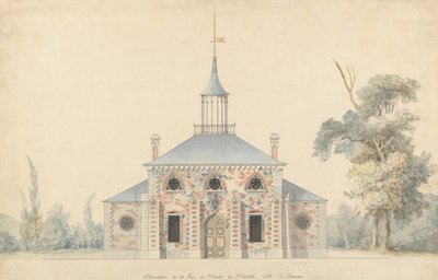 Erhebung für die geplante Mühle in Méréville von Francois Joseph Belanger