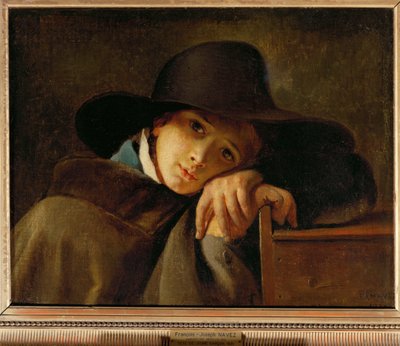 Porträt eines nachdenklichen jungen Mannes von François Joseph Navez