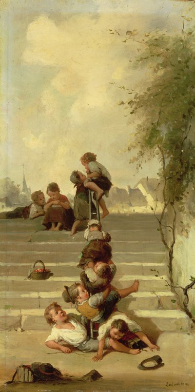 La Glissade von Francois Louis Lanfant de Metz