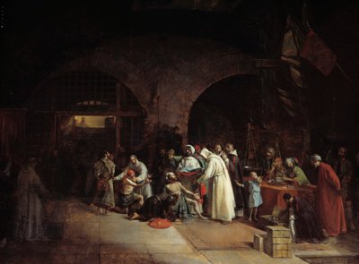 Französische Kolonisation Algeriens: „Befreiung von Gefangenen in den Gefängnissen von Algier“ (Francois Marius Granet) von Francois Marius Granet