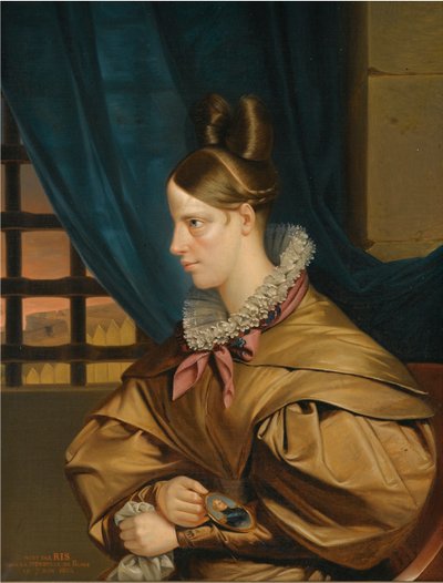 Die Herzogin von Berry (Marie Caroline von Bourbon-Sizilien) von Francois Nicholas Riss