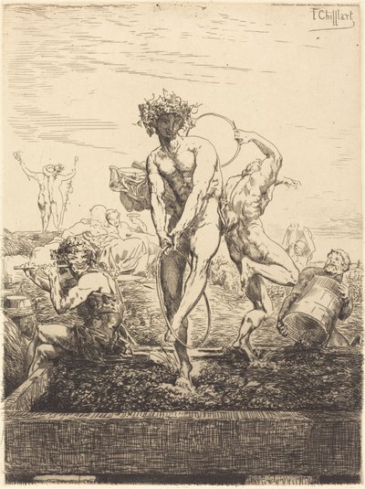 Weinlese von Francois Nicolas Chifflart