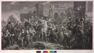 Heinrich IV. von Frankreich in Paris am 22. März 1594 von Francois Pascal Simon Baron Gerard
