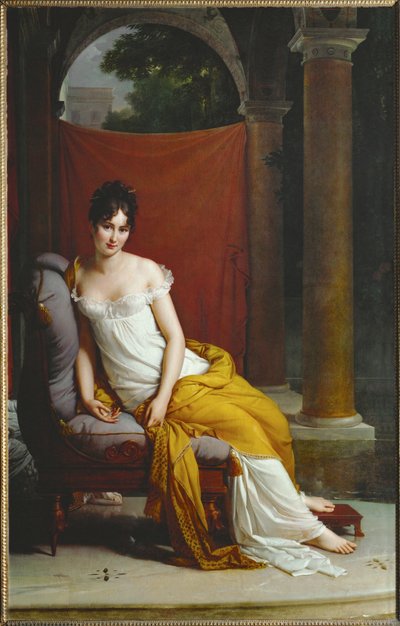 Mme Récamier von Francois Pascal Simon Baron Gerard