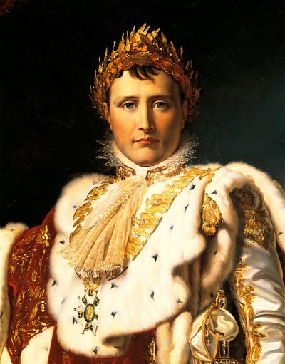 Napoleon Bonaparte in Kaisergewändern, von François Baron Gérard (1770-1837) ca. 1805 von Baron François Pascal Simon Gérard