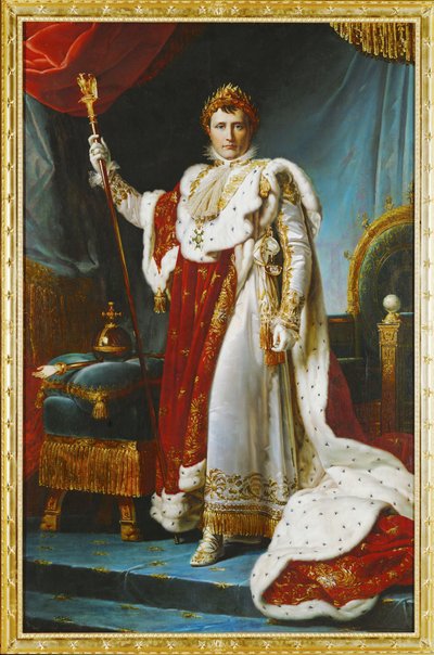 Napoleon I. in Krönungsgewändern von Francois Pascal Simon Baron Gerard