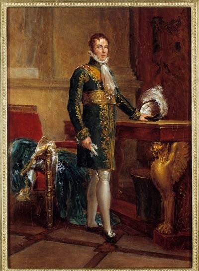 Ganzkörperporträt von Eugene de Beauharnais, genannt Prinz Eugene (Gemälde von Francois Gerard, 1811) von Baron François Pascal Simon Gérard