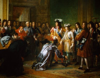 Anerkennung des Herzogs von Anjou als König von Spanien, Gemälde von Francois Gerard, Spanien von Baron François Pascal Simon Gérard