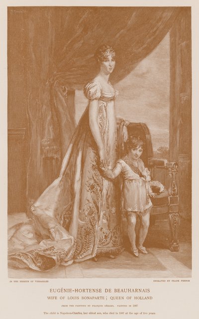 Eugène-Hortense de Beauharnais und Napoleon-Charles von Francois Pascal Simon Gerard