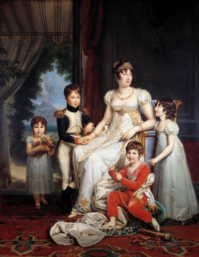 Porträt von Marie-Annonciade genannt Caroline Bonaparte von Francois Pascal Simon Gerard