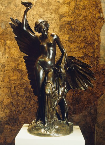 Hebe und der Adler des Jupiter, modelliert ca. 1852 gegossen ca. 1860-80 von Francois Rude