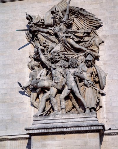 La Marseillaise am Triumphbogen von Paris von Francois Rude