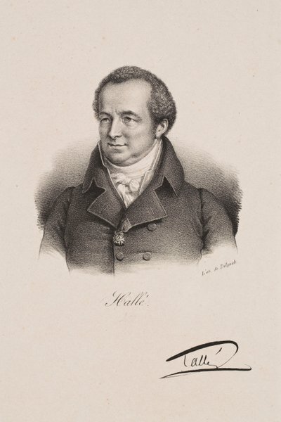Porträt von Karl Halle von Francois Seraphin Delpech