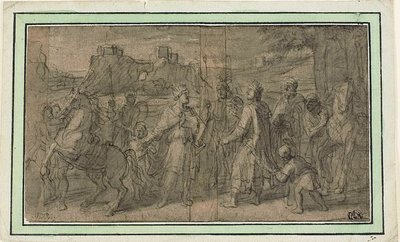 Treffen zweier Könige von Francois Verdier