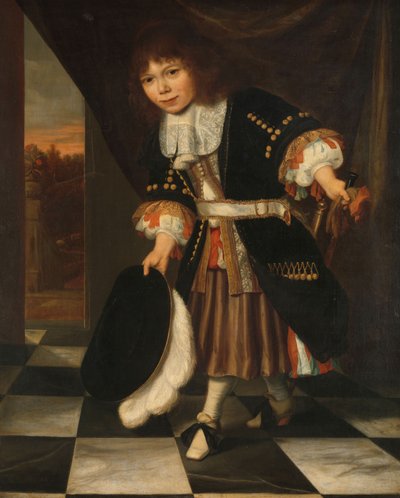 Porträt eines Jungen von Francois Verwilt