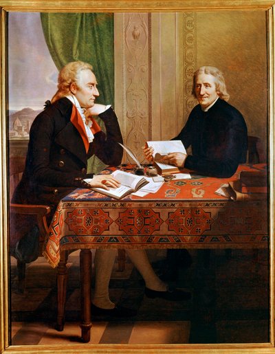 Vittorio Alfieri mit Abbe Tommaso Galuso von Francois Xavier Fabre