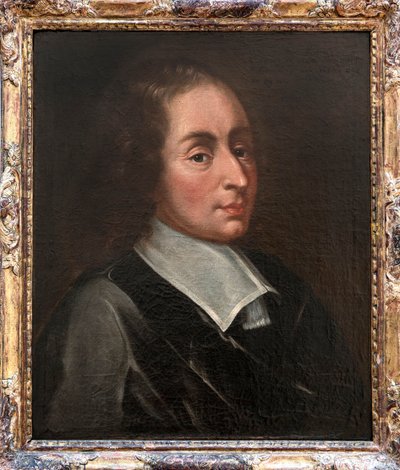 Porträt von Blaise Pascal - Porträt von Blaise Pascal von François II Quesnel (1637-1699) - Clermont-Ferrand von Francois the Younger (after) Quesnel
