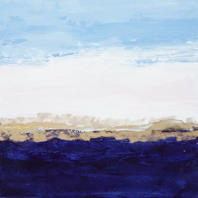 Blauer Goldhorizont von Françoise Wattré